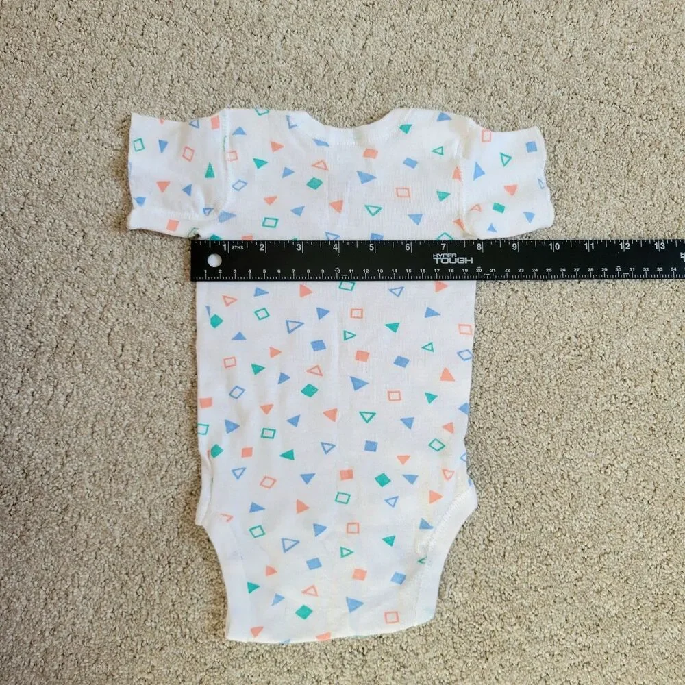 Vintage Gerber Baby Infant Onesies 0-3 Months Bodysuits Small 80s 90s Retro Lot